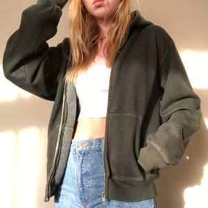 Forest Green Brandy Melville Carla hoodie 🌿